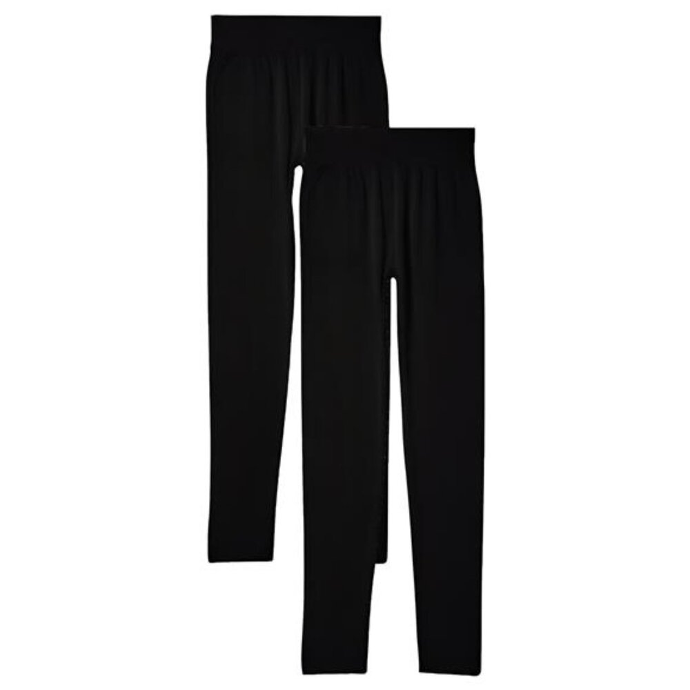 32 Degrees Women 2-Pack Performance Ultra Light Thermal Baselayer (Black, XL)